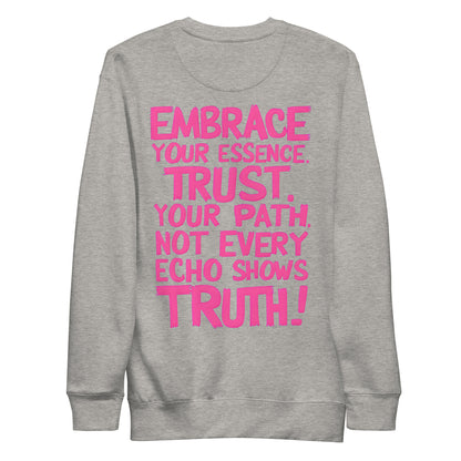 Embrace your Essence (Premium Sweatshirt) - Self Love Saga  Self-love Apparel, Mental Health Matters