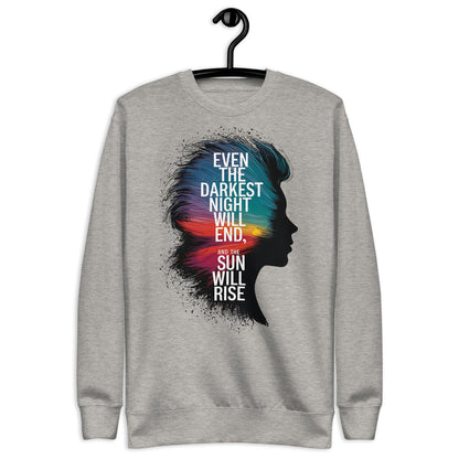 Resilience in Darkness | Premium Sweatshirt - Self Love Saga  Self-love Apparel, Mental Health Matters