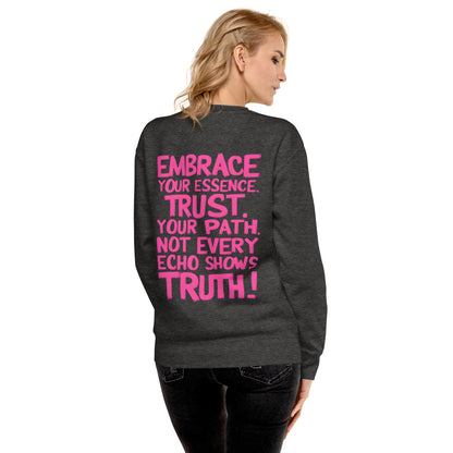 Embrace your Essence (Premium Sweatshirt) - Self Love Saga  Self-love Apparel, Mental Health Matters