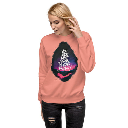 Unity in Journey  | Unisex Premium Sweatshirt - Self Love Saga  Self-love Apparel, Mental Health Matters