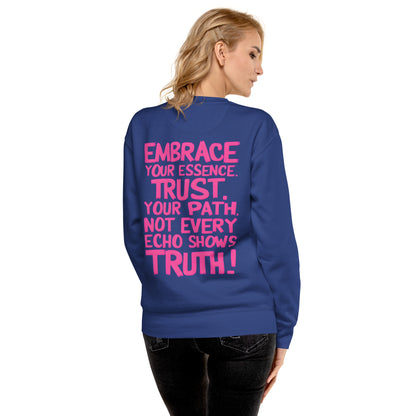 Embrace your Essence (Premium Sweatshirt) - Self Love Saga  Self-love Apparel, Mental Health Matters