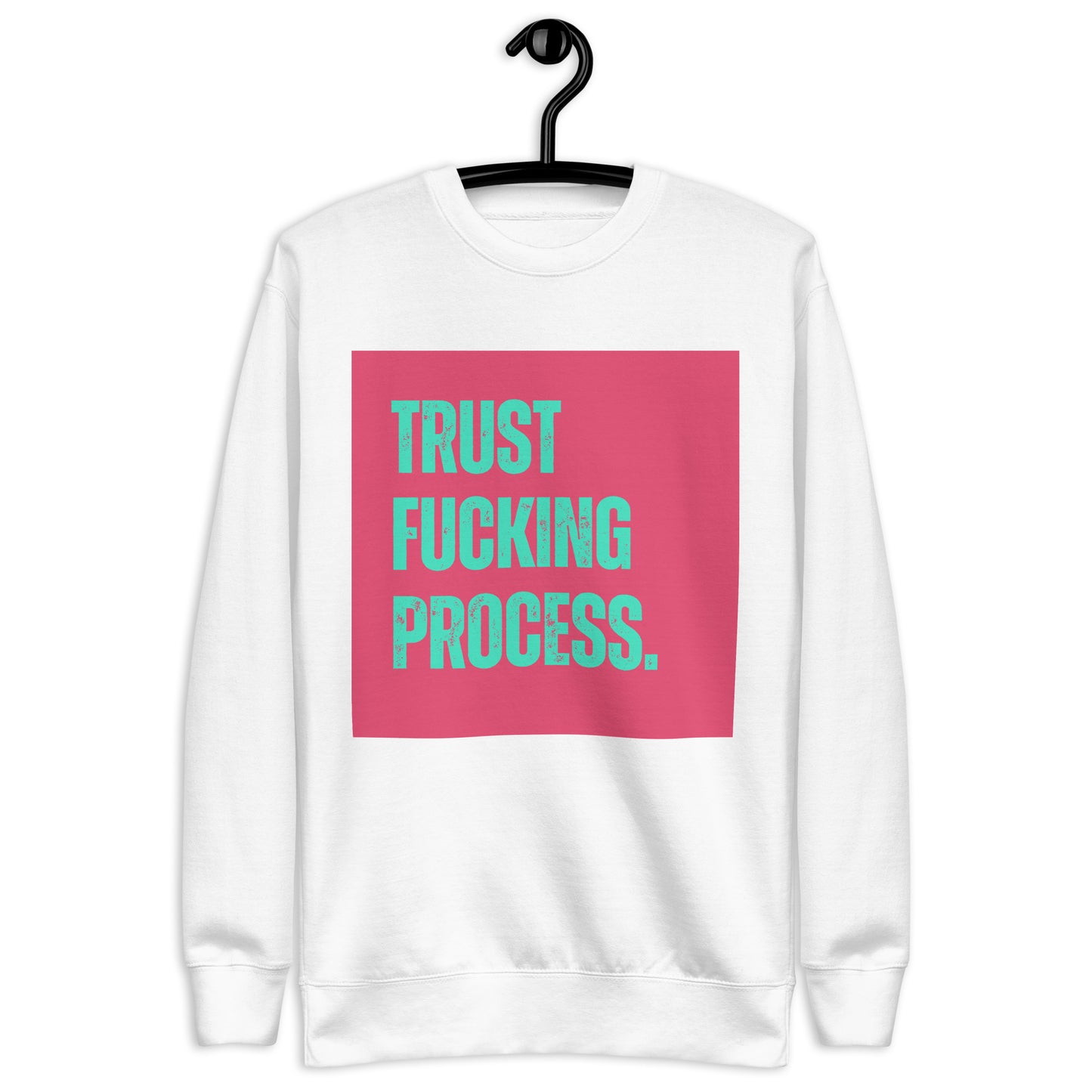 Premium Sweatshirt |  Fckng Fearless Collection #6 | Trust fckng process - Self Love Saga  Self-love Apparel, Mental Health Matters