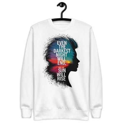 Resilience in Darkness | Premium Sweatshirt - Self Love Saga  Self-love Apparel, Mental Health Matters