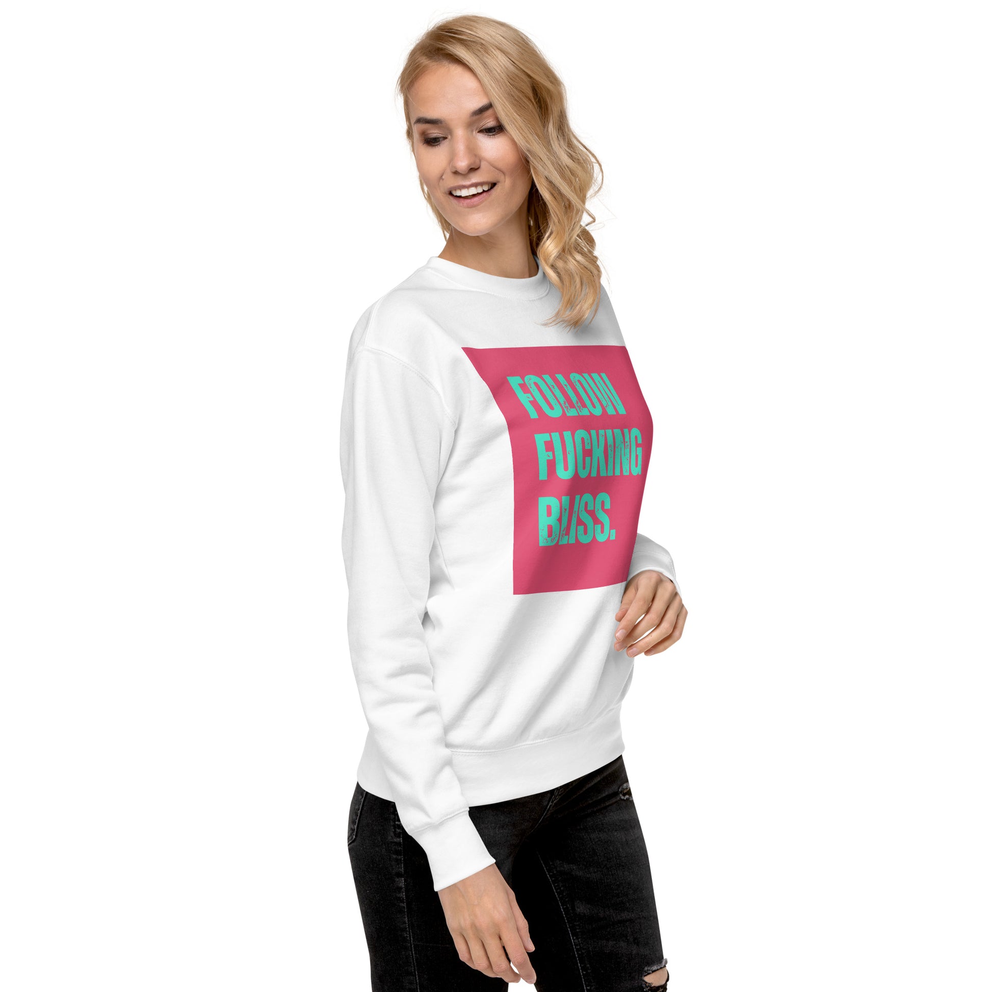 Premium Sweatshirt | Fckng Fearless Collection #6 | Find Fucking Bliss - Self Love Saga  Self-love Apparel, Mental Health Matters