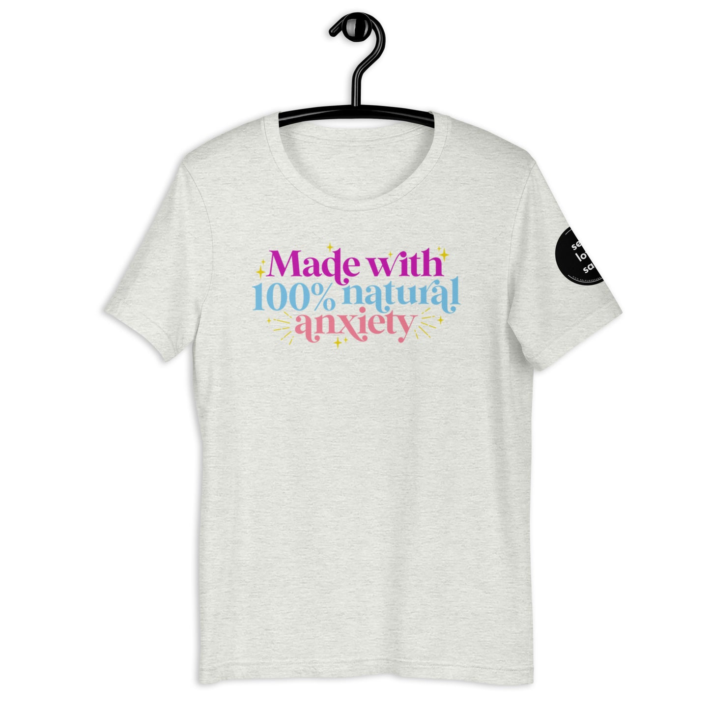 100% Anxiety (Relaxed Fit T-shirt) - Self Love Saga  Self-love Apparel, Mental Health Matters