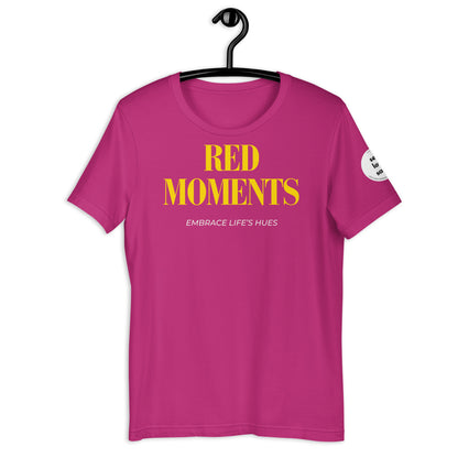 Red Moments (Regular Fit T-shirt) - Self Love Saga  Self-love Apparel, Mental Health Matters