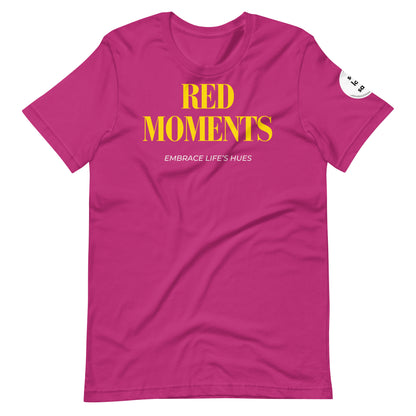 Red Moments (Regular Fit T-shirt) - Self Love Saga  Self-love Apparel, Mental Health Matters