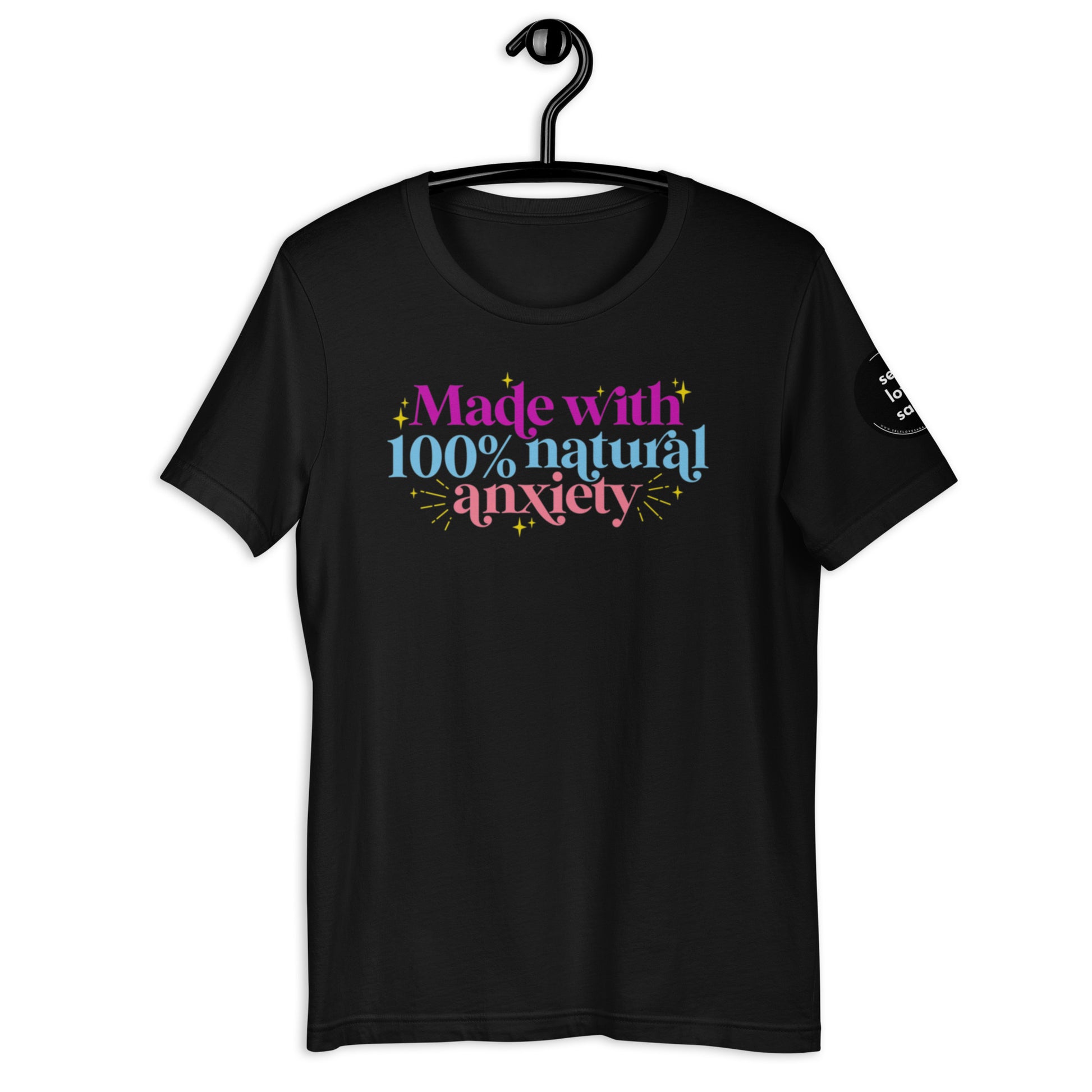 100% Anxiety (Relaxed Fit T-shirt) - Self Love Saga  Self-love Apparel, Mental Health Matters