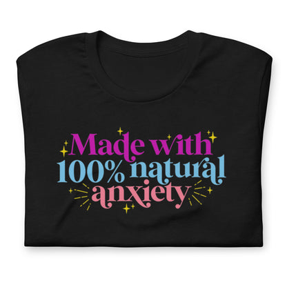 100% Anxiety (Relaxed Fit T-shirt) - Self Love Saga  Self-love Apparel, Mental Health Matters