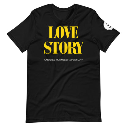 Love Story | Regular Fit T-Shirt - Self Love Saga  Self-love Apparel, Mental Health Matters