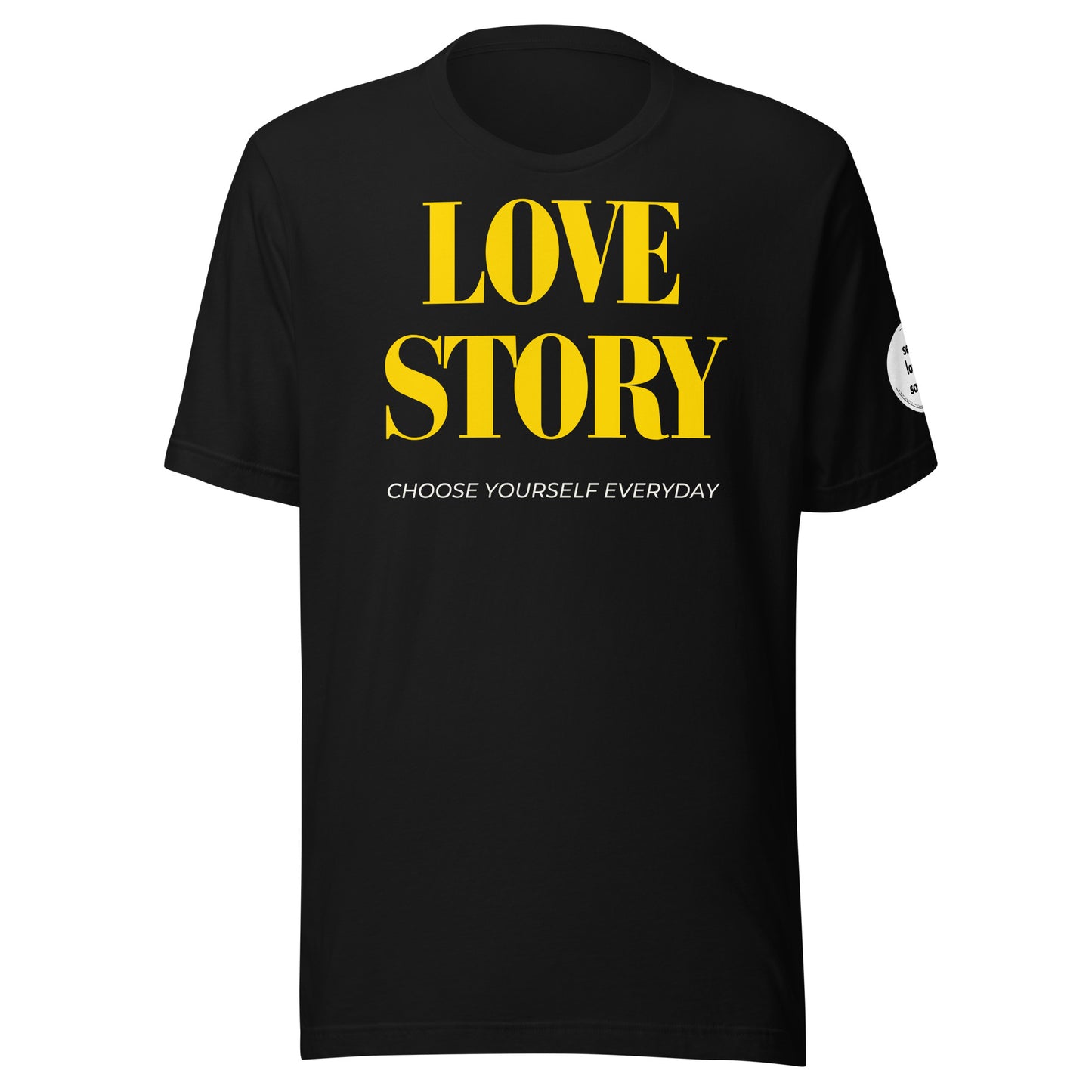 Love Story | Regular Fit T-Shirt - Self Love Saga  Self-love Apparel, Mental Health Matters