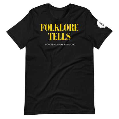 Folklore Tells (Regular Fit T-shirt) - Self Love Saga  Self-love Apparel, Mental Health Matters