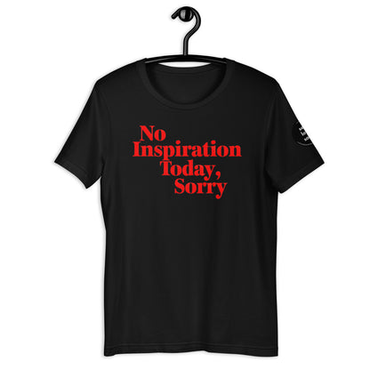 No Inspiration Today (Regular Fit T-shirt) - Self Love Saga  Self-love Apparel, Mental Health Matters