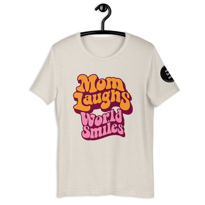 Mom Laughs | Unisex t-shirt - Self Love Saga  Self-love Apparel, Mental Health Matters