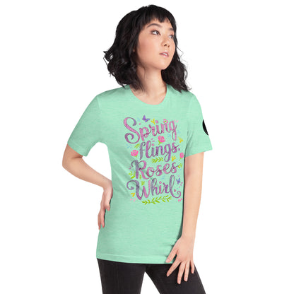 Spring Flings | Unisex t-shirt - Self Love Saga  Self-love Apparel, Mental Health Matters