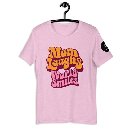 Mom Laughs | Unisex t-shirt - Self Love Saga  Self-love Apparel, Mental Health Matters