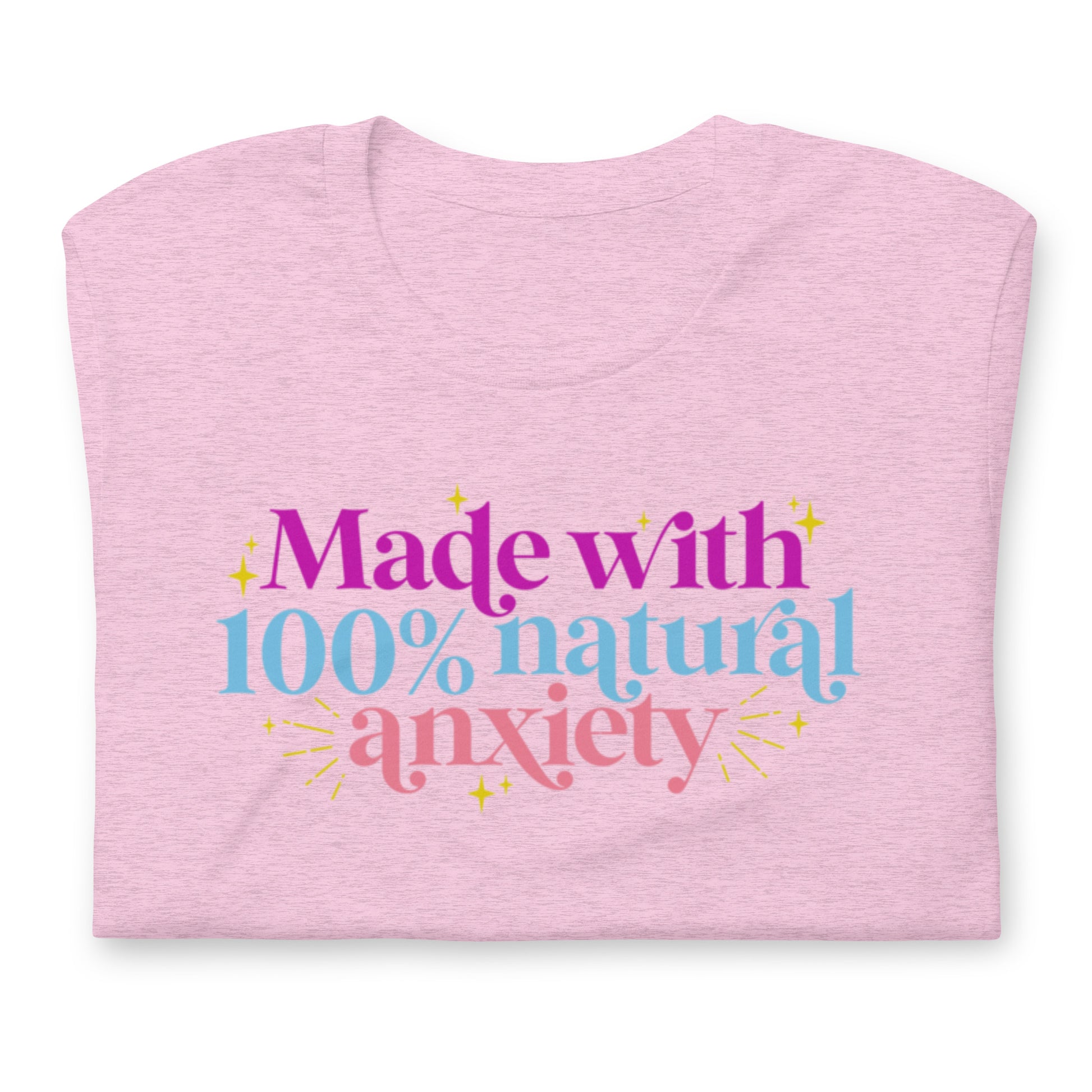 100% Anxiety (Relaxed Fit T-shirt) - Self Love Saga  Self-love Apparel, Mental Health Matters