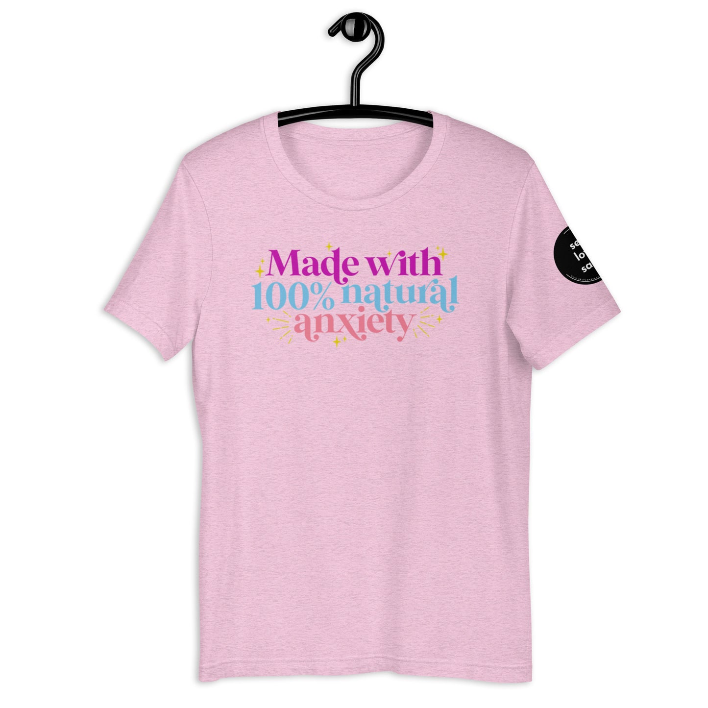 100% Anxiety (Relaxed Fit T-shirt) - Self Love Saga  Self-love Apparel, Mental Health Matters