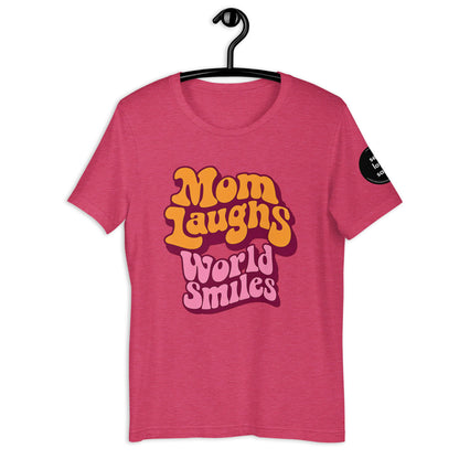 Mom Laughs | Unisex t-shirt - Self Love Saga  Self-love Apparel, Mental Health Matters