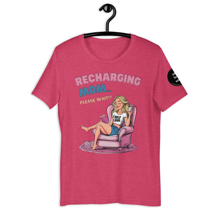 Recharging Mom (Regular Fit T-shirt) - Self Love Saga  Self-love Apparel, Mental Health Matters