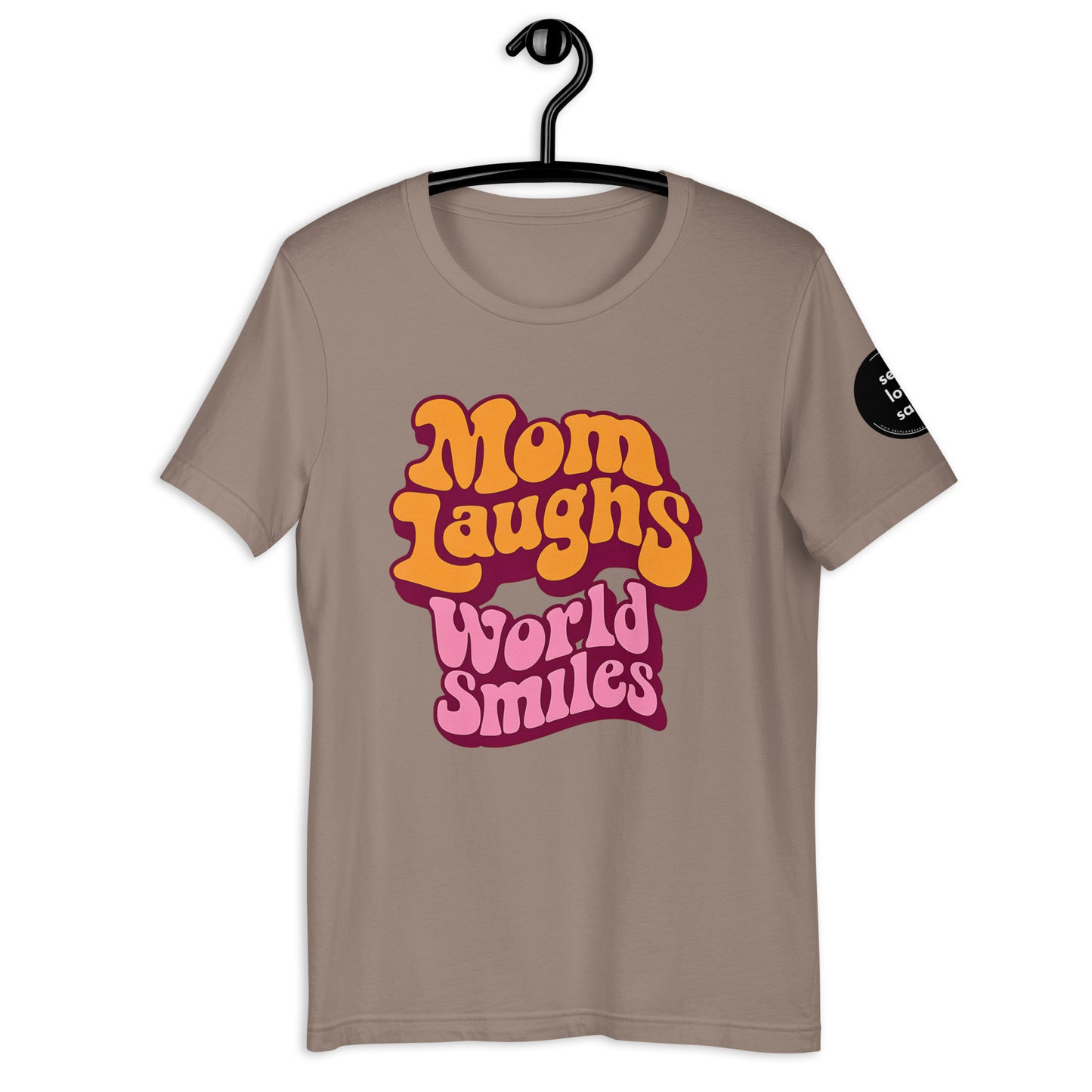 Mom Laughs | Unisex t-shirt - Self Love Saga  Self-love Apparel, Mental Health Matters