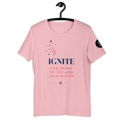 Ignite the Spark (Regular Fit t-shirt) - Self Love Saga  Self-love Apparel, Mental Health Matters