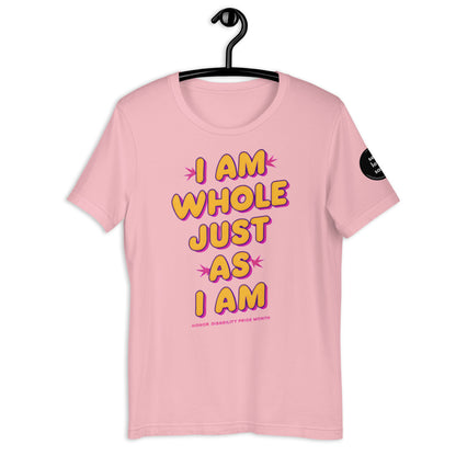 Self Love Disability Pride Month Pink T-shirt