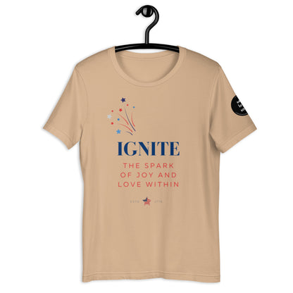 Ignite the Spark (Regular Fit t-shirt) - Self Love Saga  Self-love Apparel, Mental Health Matters