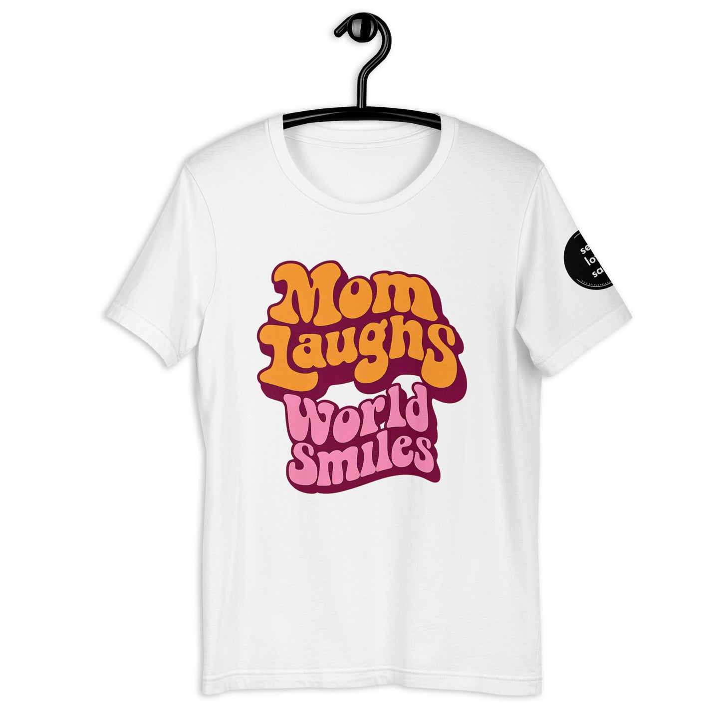 Mom Laughs | Unisex t-shirt - Self Love Saga  Self-love Apparel, Mental Health Matters