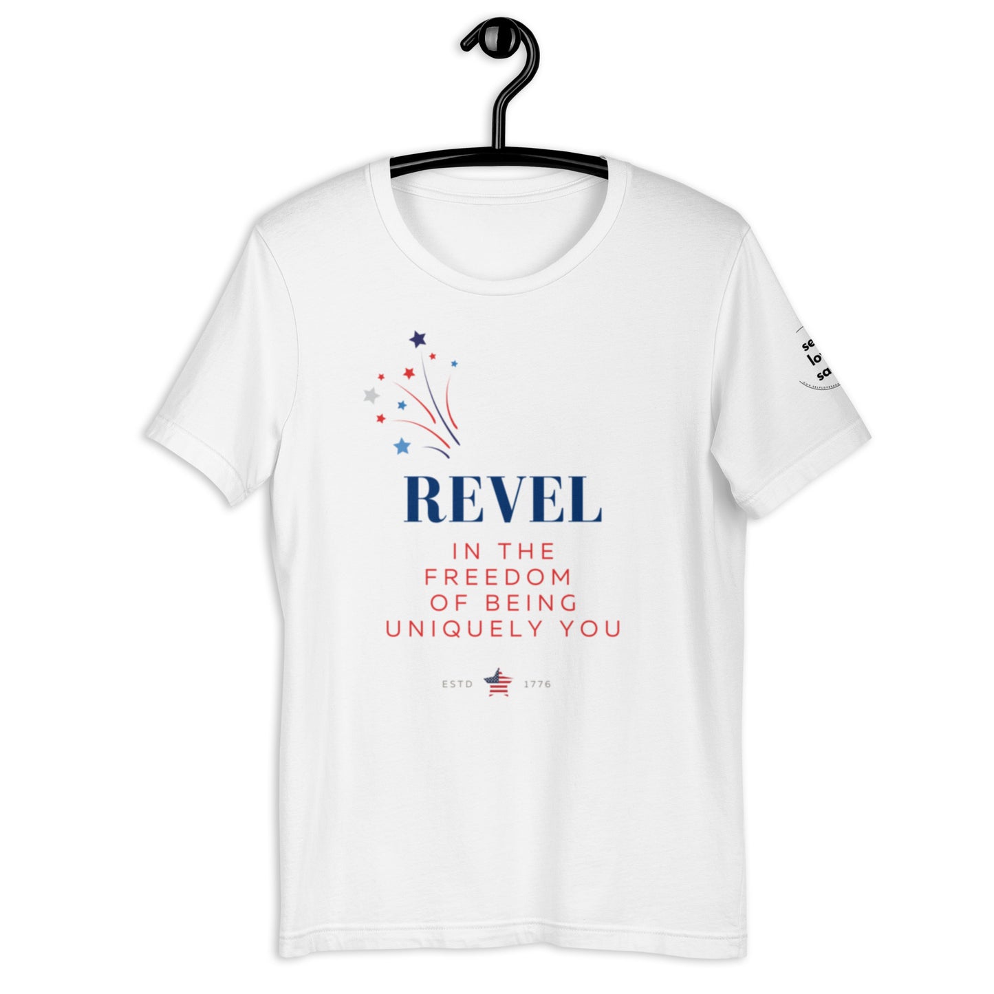 Revel in Freedom (Regular fit t-shirt) - Self Love Saga  Self-love Apparel, Mental Health Matters