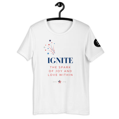 Ignite the Spark (Regular Fit t-shirt) - Self Love Saga  Self-love Apparel, Mental Health Matters