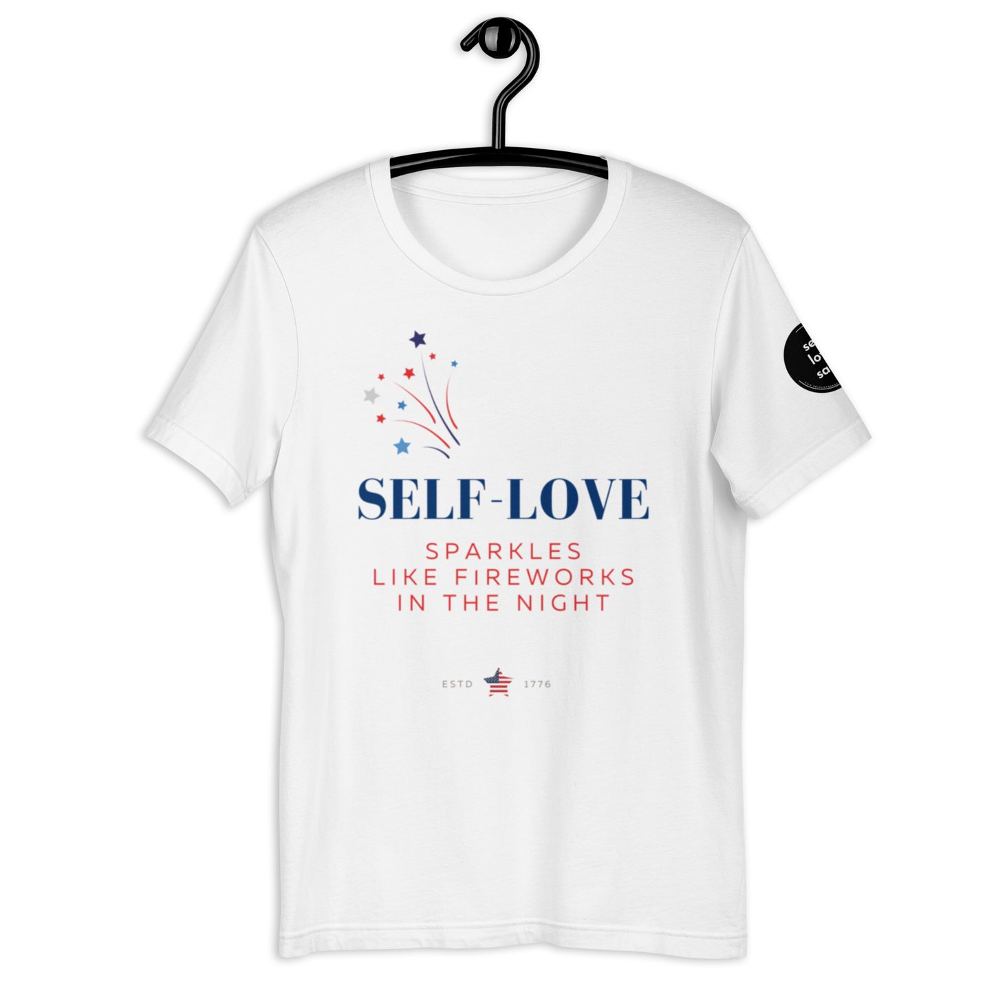 Self-Love Sparkles (Regular Fit T-shirt) - Self Love Saga  Self-love Apparel, Mental Health Matters