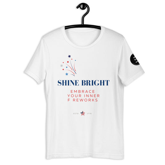 Shine Bright (Regular Fit T-shirt) - Self Love Saga  Self-love Apparel, Mental Health Matters