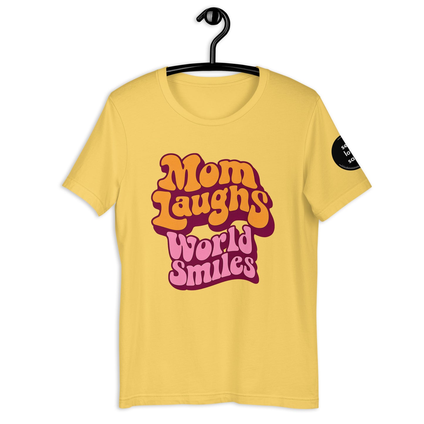 Mom Laughs | Unisex t-shirt - Self Love Saga  Self-love Apparel, Mental Health Matters